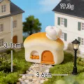 Miniatura casa pan estatuilla para musgo paisaje decoración escritorio y jardinería micro. - Panadería