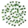 Artificial Ivy Vine Garland Green Leaf Simulation Plant Fake Foliage Decor Pieces - Dark Green