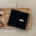 Printemps été uni coton lin foulard rétro littéraire femmes écharpe cou élégante - Noir