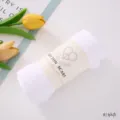 Witte effen katoenen sjaal gekreukte hoofddoek ademend lichtgewicht voor dames comfortabel - Wit