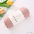 Effen katoenen sjaal hijab in mocha blush, ademende gekreukte lange damessjaal voor dames. - Mokkaroze