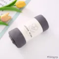 Sciarpa hijab in cotone tinta unita da donna, scialle lungo modal morbido e traspirante, grigio. - Grigio高级