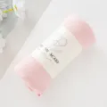 Sciarpa in cotone tinta unita morbida traspirante lungo foulard copricapo donna leggero - Rosa