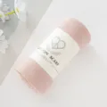 Sciarpa foulard lunga plissettata in cotone rosa tinta unita morbida traspirante donna - Rosa chiaro