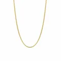 Gouden titanium staal vierkante slangenketting ketting 2mm breedte minimalisten stijl - Vierkante slangenketting / 2mm 45cm / Goud