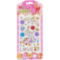Leuke DIY kristal strass stickers voor notebook dagboek decoratie kinderen glanzende diamant kunst - Pauw Stijl