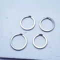 Anillos partidos de acero inoxidable accesorios DIY anillos planos vista detallada - Diámetro Exterior 30mm