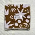 Korean vintage pure cotton floral square scarf pastoral art neckerchief bandanna. - 54#