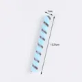 PVC simulation chocolate wafer stick model fake food dessert toy accessory blue 10.5cm - Threaded Chocolate Bar / Blue