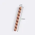 PVC Simulation Chocolate Wafer Stick Model Dessert Roll Toy Accessory Brown Style 1pc - Threaded Chocolate Bar / Light Coffee