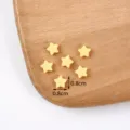PVC miniature simulated star candy cabochons for DIY crafts, dollhouse food, and accessories. - Yellow