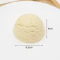 6.5cm large simulation ice cream ball model fake food photography prop display item - Off White