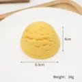 Simulation ice cream ball model fake dessert photography prop display item 6.5cm yellow - Yellow