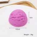 Groot simulatie paarse bolletje ijs model nep dessert fotografie rekwisiet decoratie - Rozerood