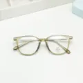 Lightweight TR vintage anti-blue light glasses for clear and stylish daily wear. - Light Green / Anti blue light
