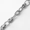 Edelstahl verdrehte Kette für DIY Handtasche oder Armband Hardware Zubehör 15 mm breit - 3# Kettenstil (L169 Kette) / 15mm Breit Pro Meter