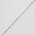 Catena fine fai da te in acciaio inox collana braccialetto accessori gioielli 1,4mm - Stile 4 (L132) / 1 Metro