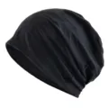 Été hommes extérieur rafraîchissant léger bonnet sport respirant cyclisme course sec casquette - Taille unique / Noir