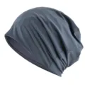 Bonnet Slouchy Rafraîchissant Respirant Homme Été Extérieur Sport Séchage Rapide Cyclisme - Taille unique / Gris foncé