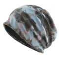 Bonnet style grunge américain pour hommes et femmes, léger imprimé vieilli tendance streetwear. - Taille unique / A154-BU