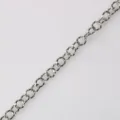 Edelstahl verdrehte O-Kette DIY Schmuckherstellung Zubehör, 4.9mm Breite Kettenmaterial. - 2# Kettenbreite 4.9mm Pro Meter