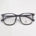 Lunettes optiques classiques TR à grande monture avec verres démo anti-lumière bleue. - Thé Rayé