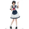 Costume de cosplay de marin anime japonais, ensemble d'uniforme scolaire mignon bleu et blanc. - S / Robes / Marine Blanc Patchwork (Adultes Manches Courtes)