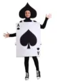 Disfraz de carta de póquer de picas de Halloween mono divertido de fiesta cosplay adultos - Tops / Talla única / Estilo de Mujer