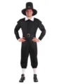 Costume de pèlerin pour homme tenue historique pour fête d'Halloween spectacle et cosplay. - M / Haut et Bas / Homme