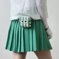 Koreanischer Stil süße Golfballtasche Sommer gestreift große Augen Golftasche neu - Grün