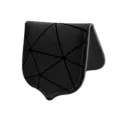 Schwarze magnetische Geldklammer mit geometrischem Dreiecksmuster, tragbares Golfzubehör. - Schwarz