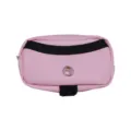 Roze golfaccessoiretas met zwarte band en schedellogo voor buitensportliefhebbers. - Roze
