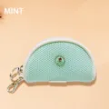 Mintgrüne Mesh Golfballtasche, tragbares Taillen-Hängezubehör für Outdoor-Golfspiele und Sport. - Grün