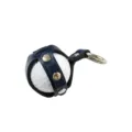 Mini Leder Golfball Halter Clip Zubehör in dunkelblau, perfekt für einzelne Golfball Aufbewahrung. - Blau