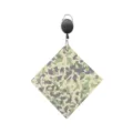 Toalla de golf de camuflaje con clip de carrete retráctil accesorio deportivo de algodón - Blanco Roto