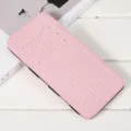 Rosa Kroko-Muster PU Leder lange Geldbörse Clutch für Damen und Herren modisch neu - Rosa