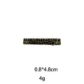 Leopard print hair clip geometric barrette side hairpin for women daily hair accessories - 4.8cm / Leopard Print