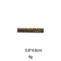 Chic leopard print hair clip for women, stylish metal barrette for daily wear and cute hairstyles. - 4.8cm / Small Leopard Print