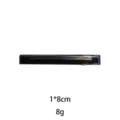 Korean style minimalist dark hair clip side clip elegant daily hair accessory 1x8cm - 8cm / Dark Gray