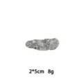 Detailansicht der unregelmäßig strukturierten Metall-Haarspange mit feinem Wellendesign. - Unregelmäßiger Langer Wellenstil (1165-26)