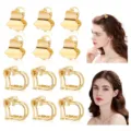 Gold mini hair claw clips set, cute heart metal hair accessories for women and girls daily styling. - Hair Claws Set (Style 6) / 12 Pieces / Gold