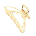 Minimalistische goldene Metall Haarklammer für Damen, elegante geometrische Haarklammer. - Bogenform 2