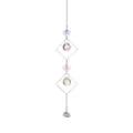 Cristallo acchiappasole finestra sospeso prisma sfera acchiappasole giardino decoro scintillante - Stile 1