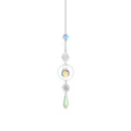 Acchiappasole di cristallo prisma sospeso argento decorazione per finestre da giardino - Stile 3