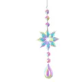 Crystal suncatcher car hanging ornament rainbow maker window prism pendant interior decor - Colorful Snowflake Style-New Pipa
