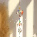 Squisito acchiappasole albero della vita in cristallo pendente da appendere con arcobaleno. - Albero della Vita Amore