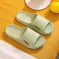 Light green EVA home slippers, comfortable soft sole anti-slip couple sandals for indoor use - 36-37 / Green