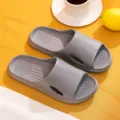 Comfortable grey EVA slide sandals for daily home wear, lightweight and non-slip unisex slippers. - Gray