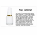Professional nail cuticle softener liquid in white bottle for gentle dead skin removal. - Advanced Softener / White