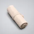Natürliche Leinen Stiftrolle 12 Fächer, minimalistische Pinsel Aufbewahrung Tasche neu. - 12 Löcher / Naturfarben